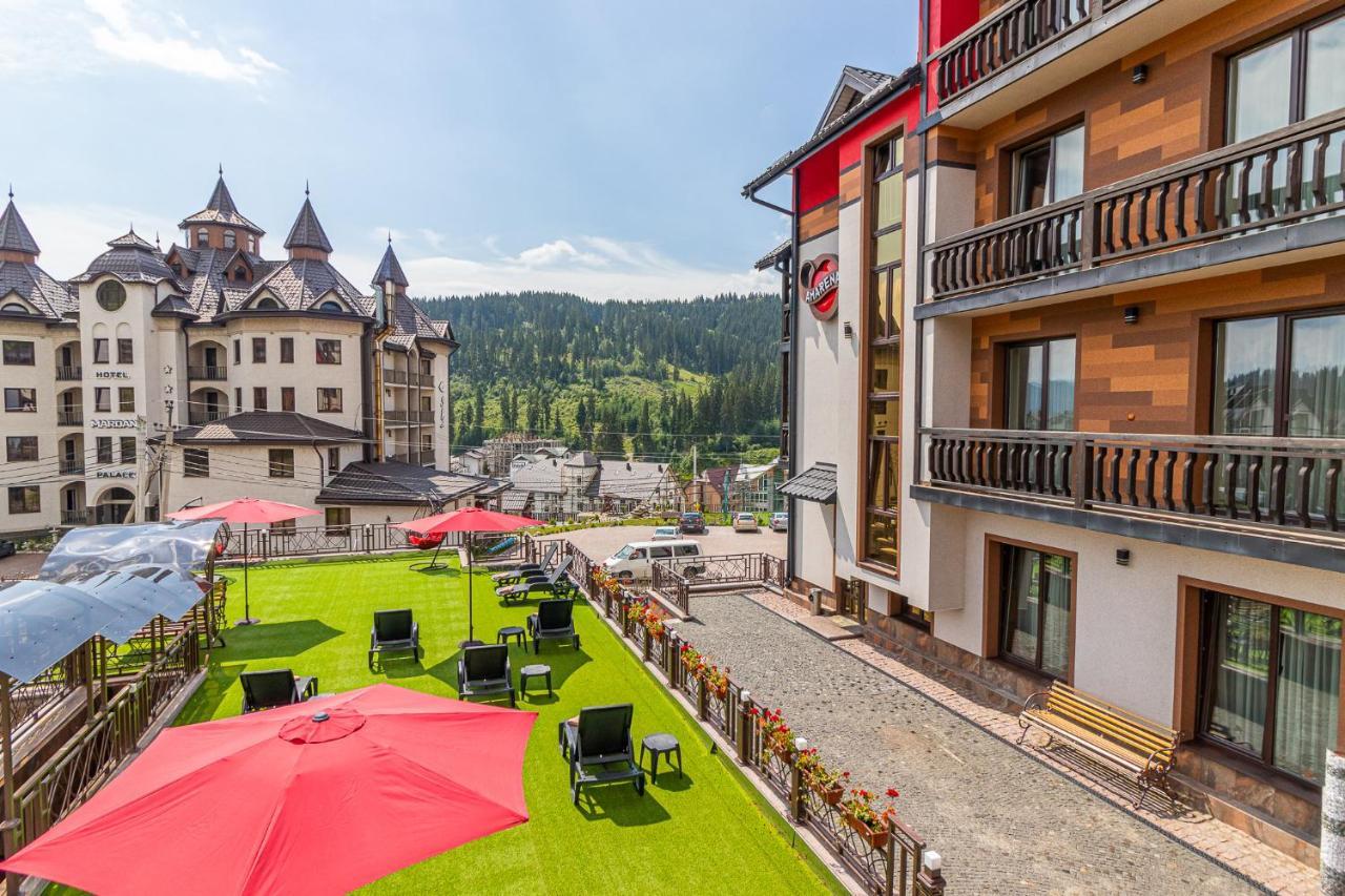 Amarena Spa Hotel - Breakfast Included In The Price Spa Swimming Pool Sauna Hammam Jacuzzi Restaurant Inexpensive And Delicious Food Parking Area Barbecue 400 M To Bukovel Lift 1 Room And Cottages Esterno foto